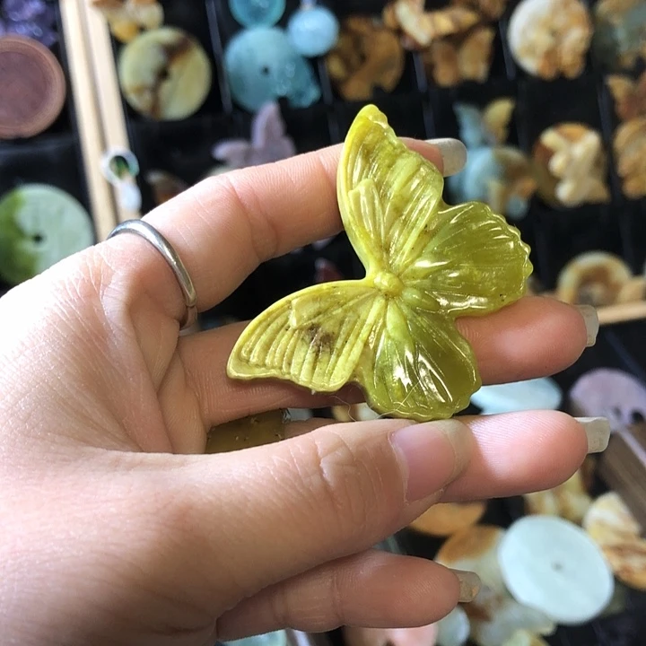 岫玉未镶嵌岫玉挂件