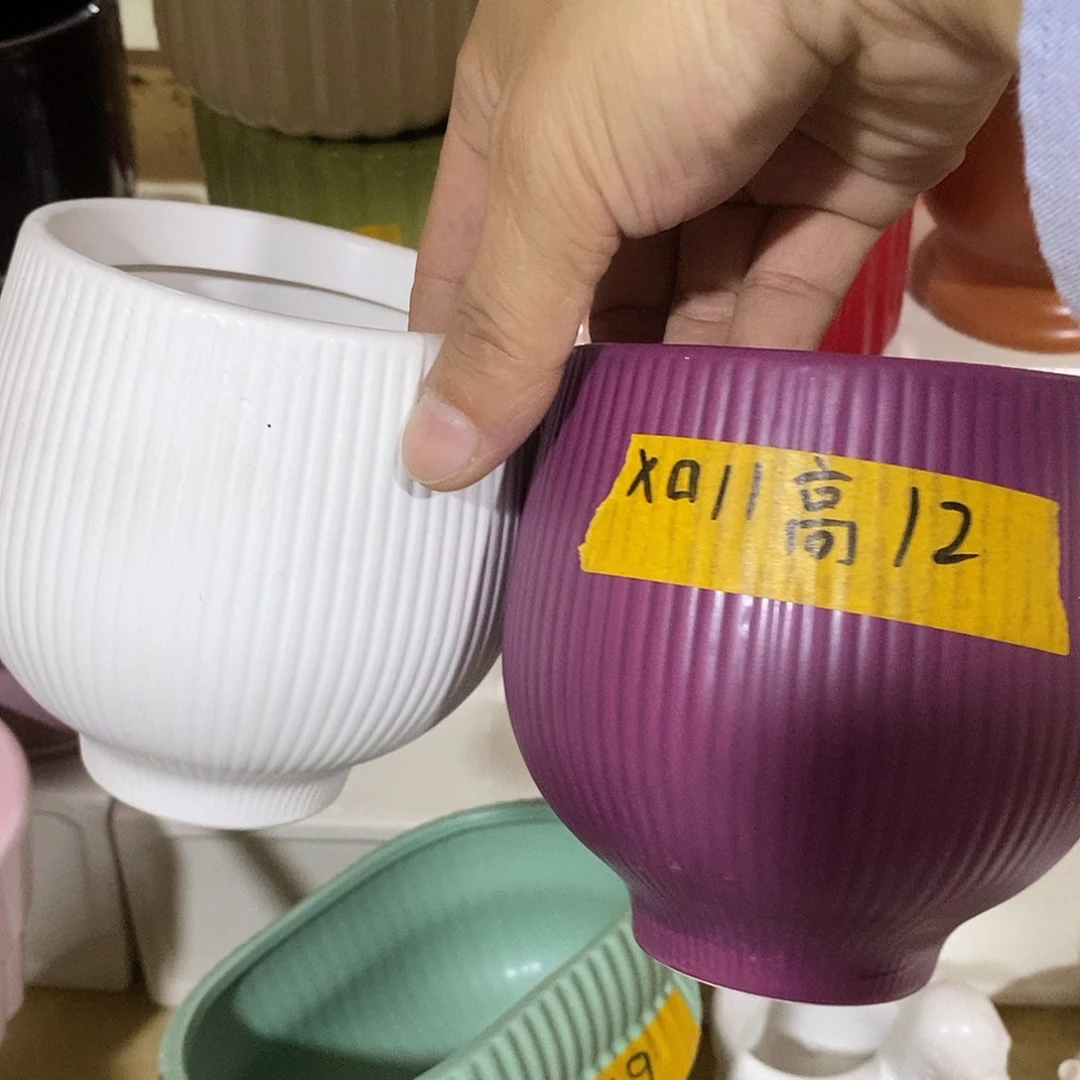 摆件陶盆有孔 瑕疵介意勿拍