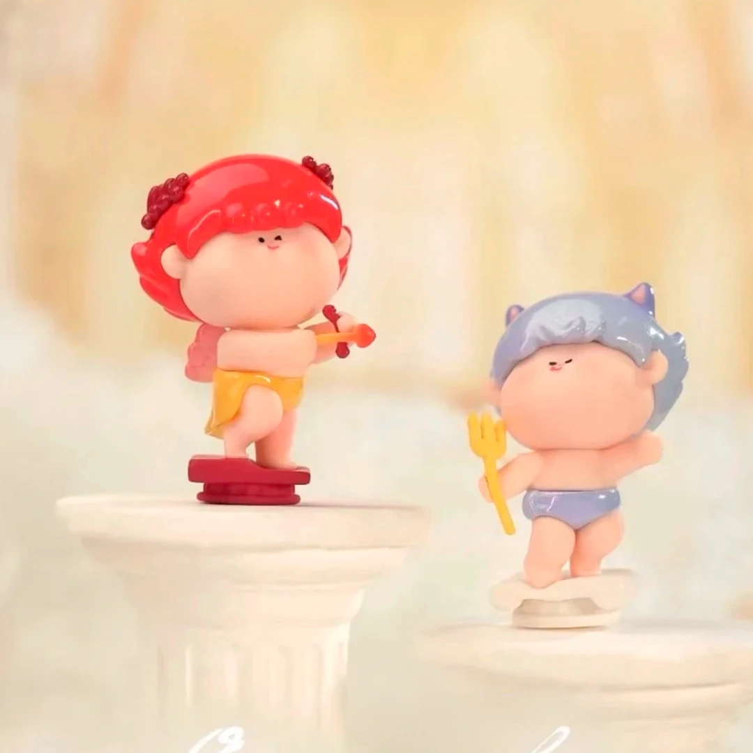 【五人小火车】阿玛莉莉丝立柱天使萌粒潮玩可爱玩具