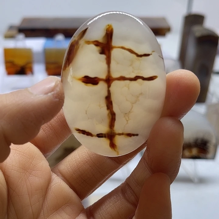 狼***子玛瑙/玉髓未镶嵌吊坠(不含链)