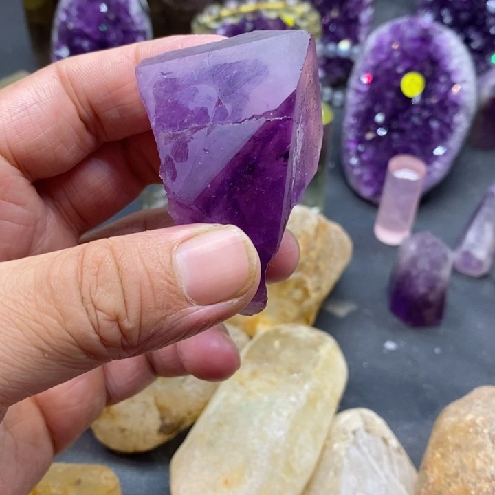 未镶嵌珠宝半成品紫晶