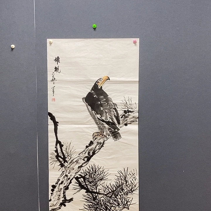 国画50/100段莲军手绘画芯