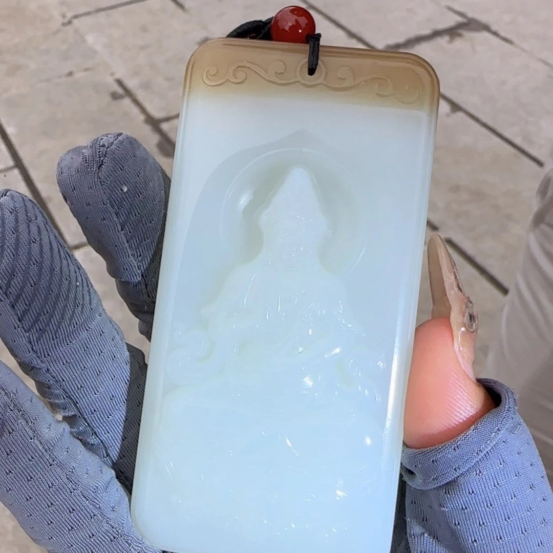 和田玉未镶嵌颈饰160