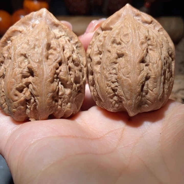 把件文玩核桃东北楸子小雪55