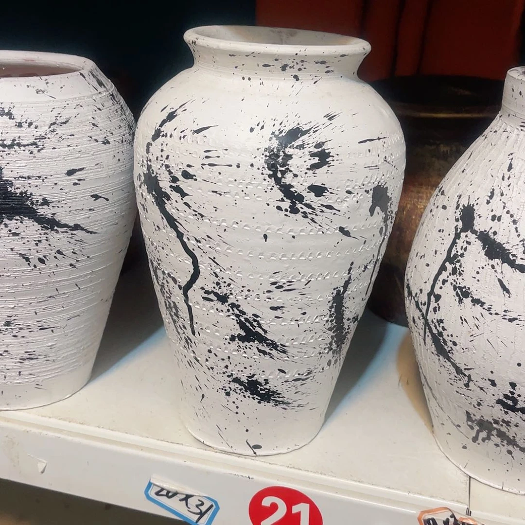 红陶无孔无孔口径10高度28