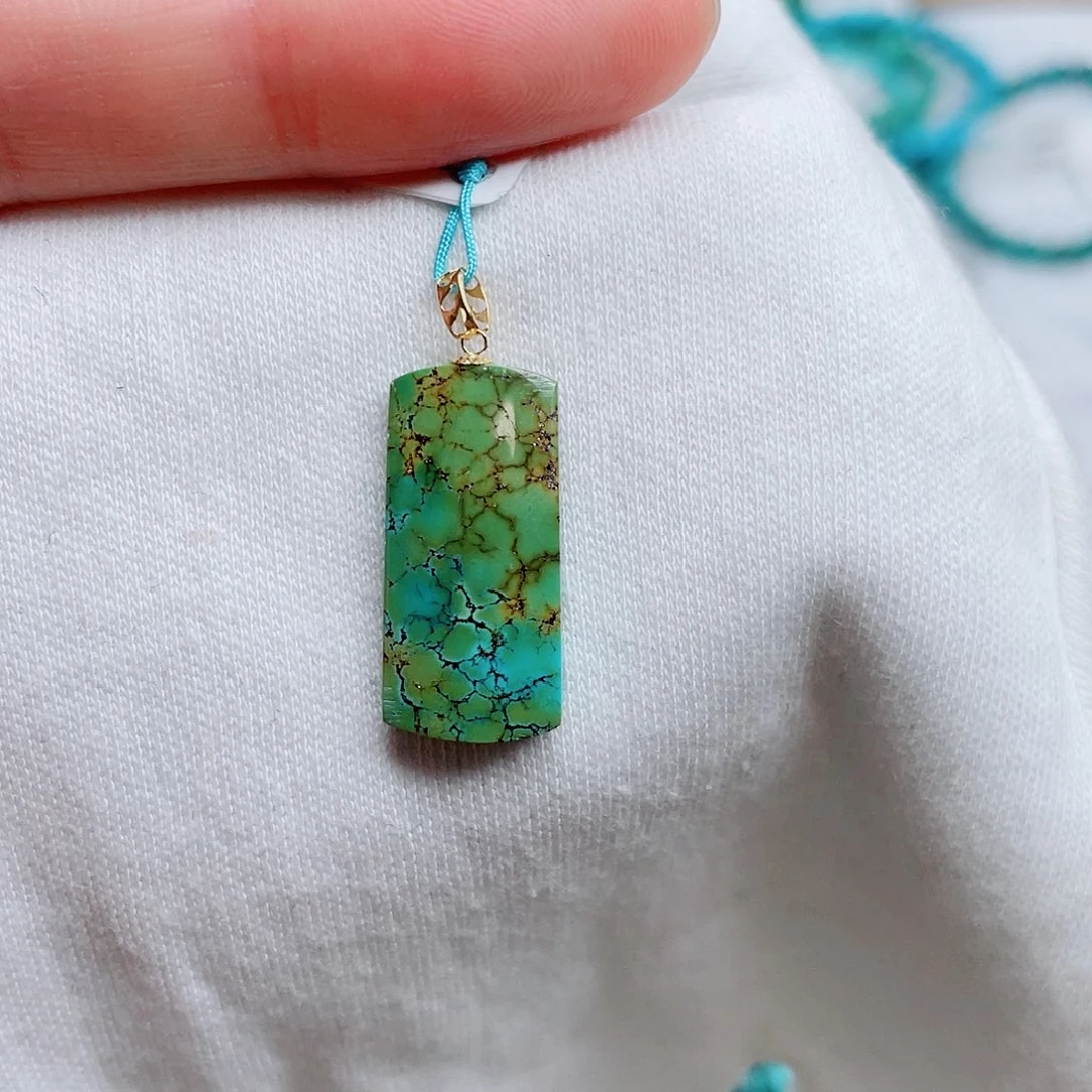 绿松石18K金镶嵌绿松石