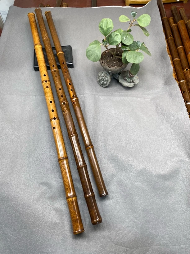 捡漏款紫竹大漆洞箫，琴箫