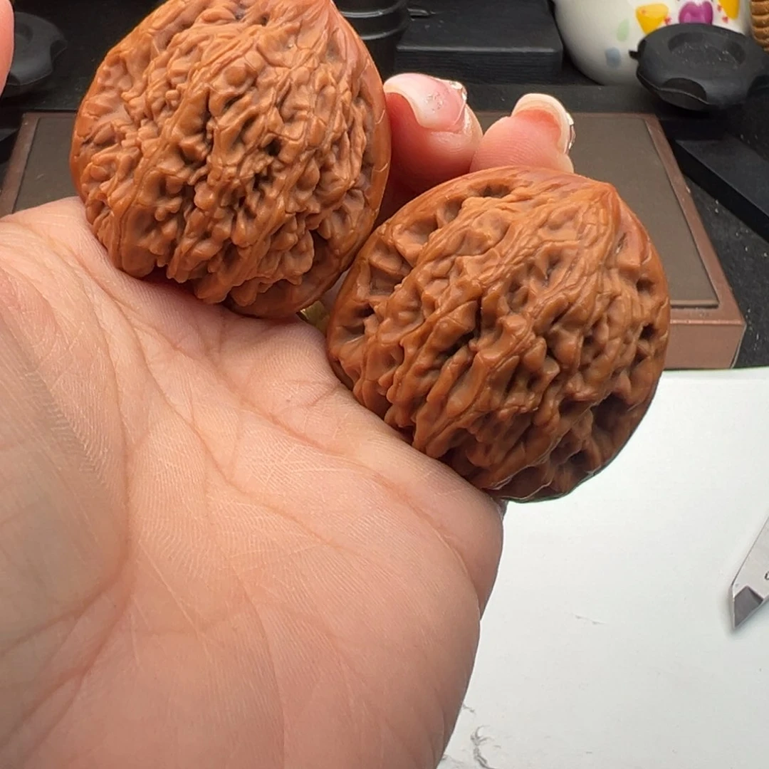 文玩核桃把件虎头王41