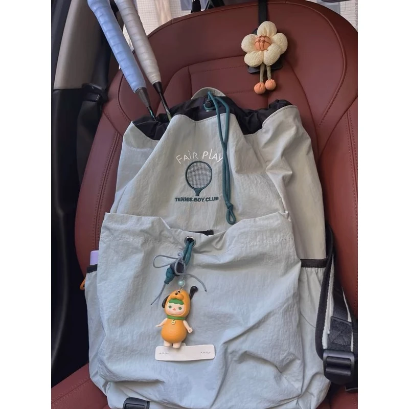 2024新款韩版rawr双肩包旅行爬山骑行背包羽毛球包男女网球包情侣