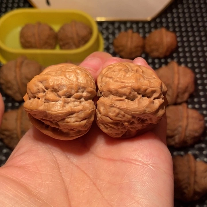 把件文玩核桃开背肌肉蛙