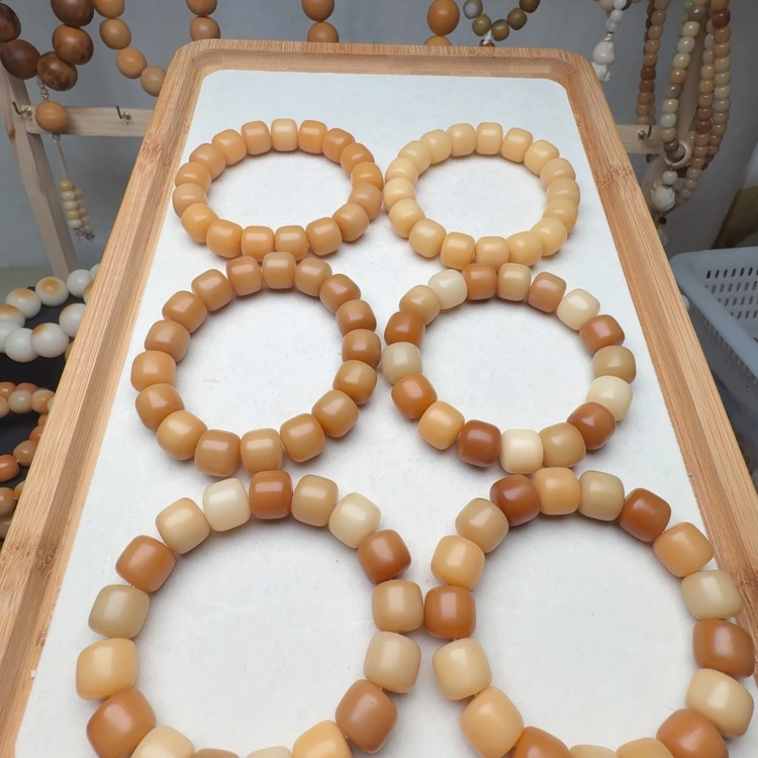手串菩提根/象牙果卡14天然干磨