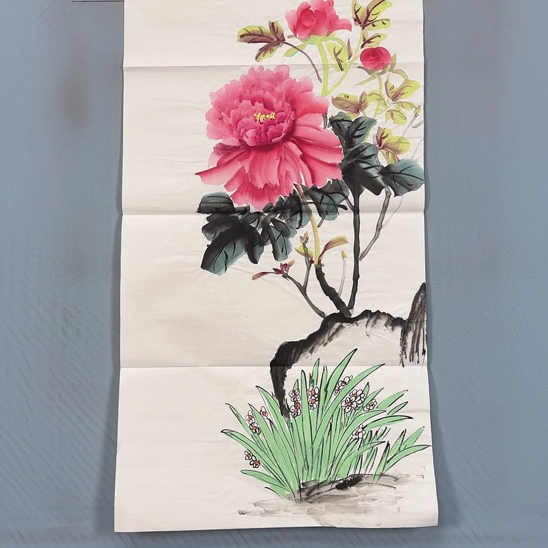 国画1444 牡丹仙子们加油