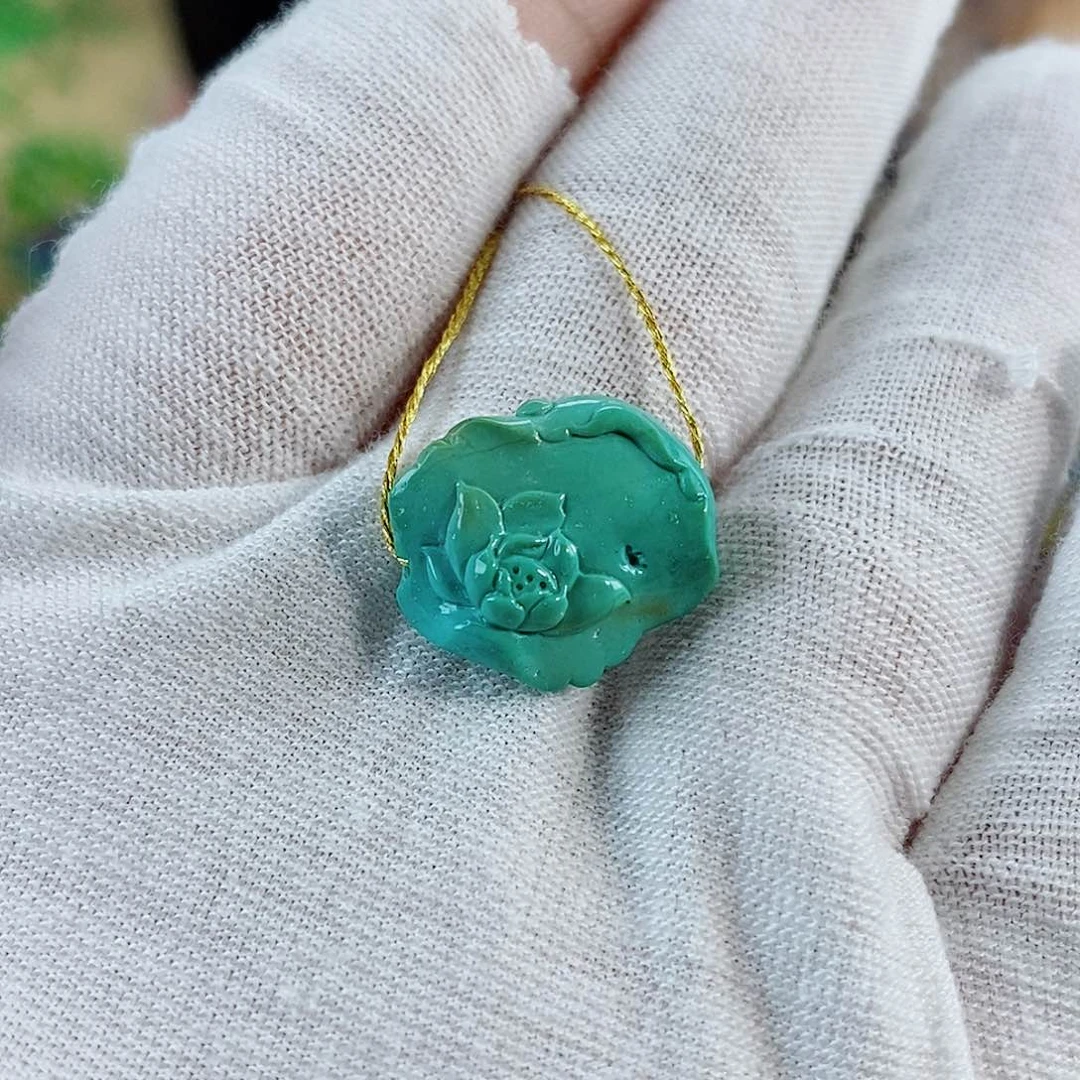 未镶嵌绿松石珠宝奇石