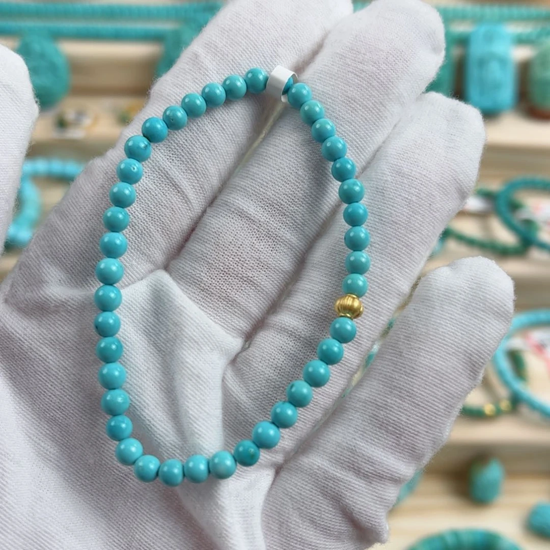 未镶嵌绿松石尺寸4.1mm