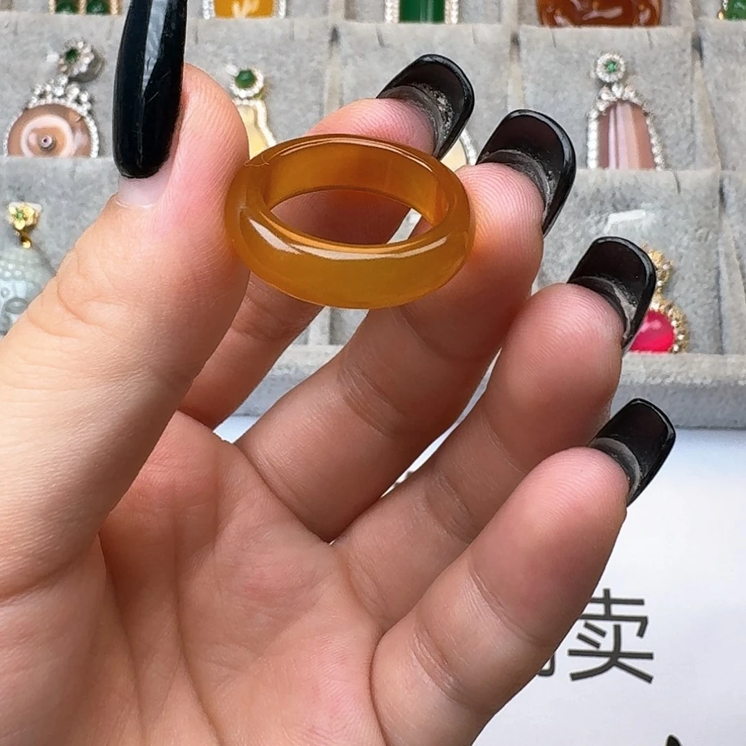 玛瑙/玉髓戒指未镶嵌