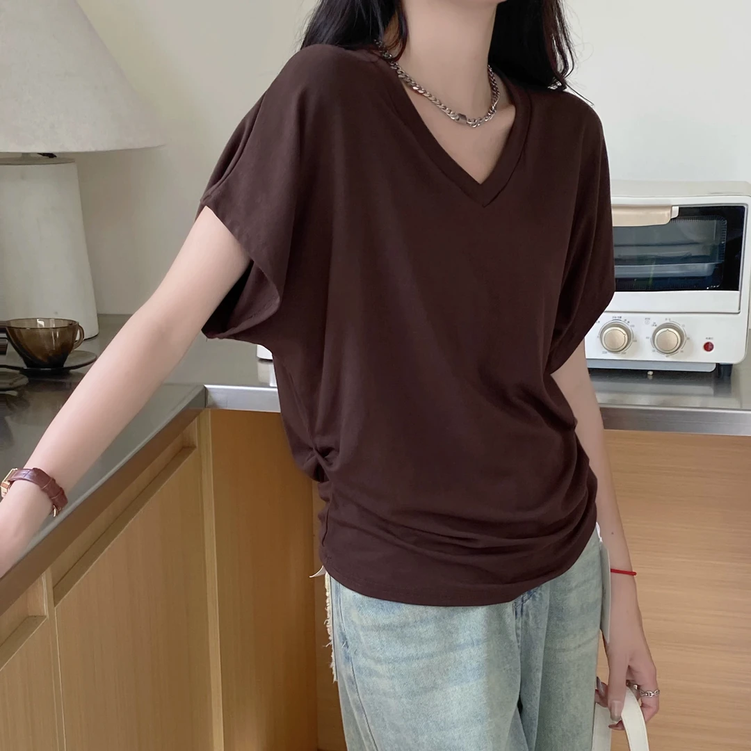 【海岛简爱】夏款宽松休闲小飞短袖设830