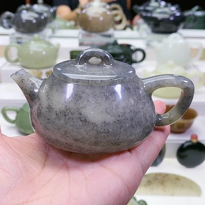 未镶嵌和田玉挂件屁*茶壶