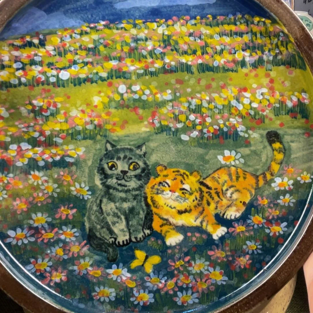 【闪购商品】摆件天**城桃园山房原创手绘作品