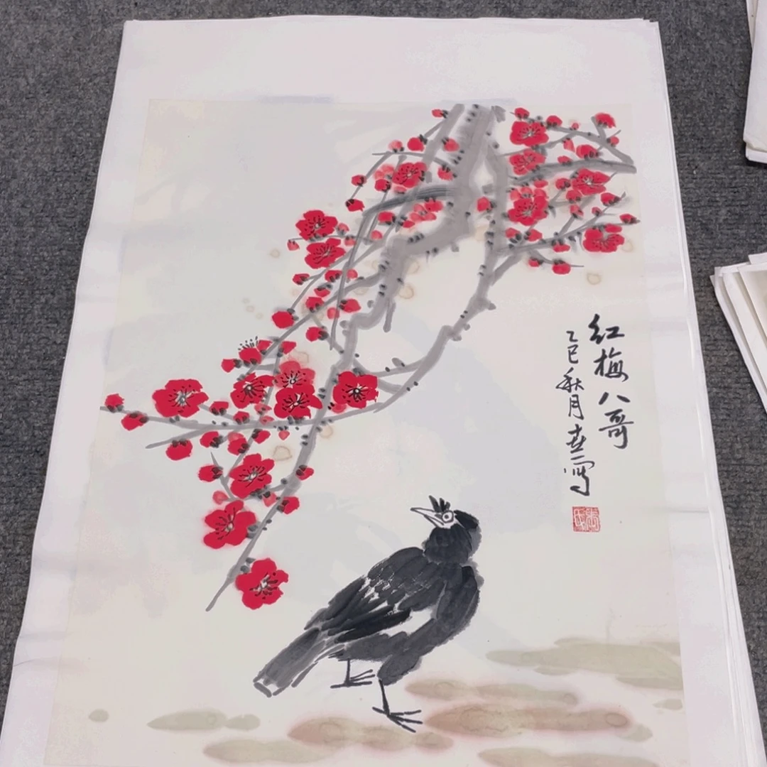 国画1.4平尺纯手绘国画作品