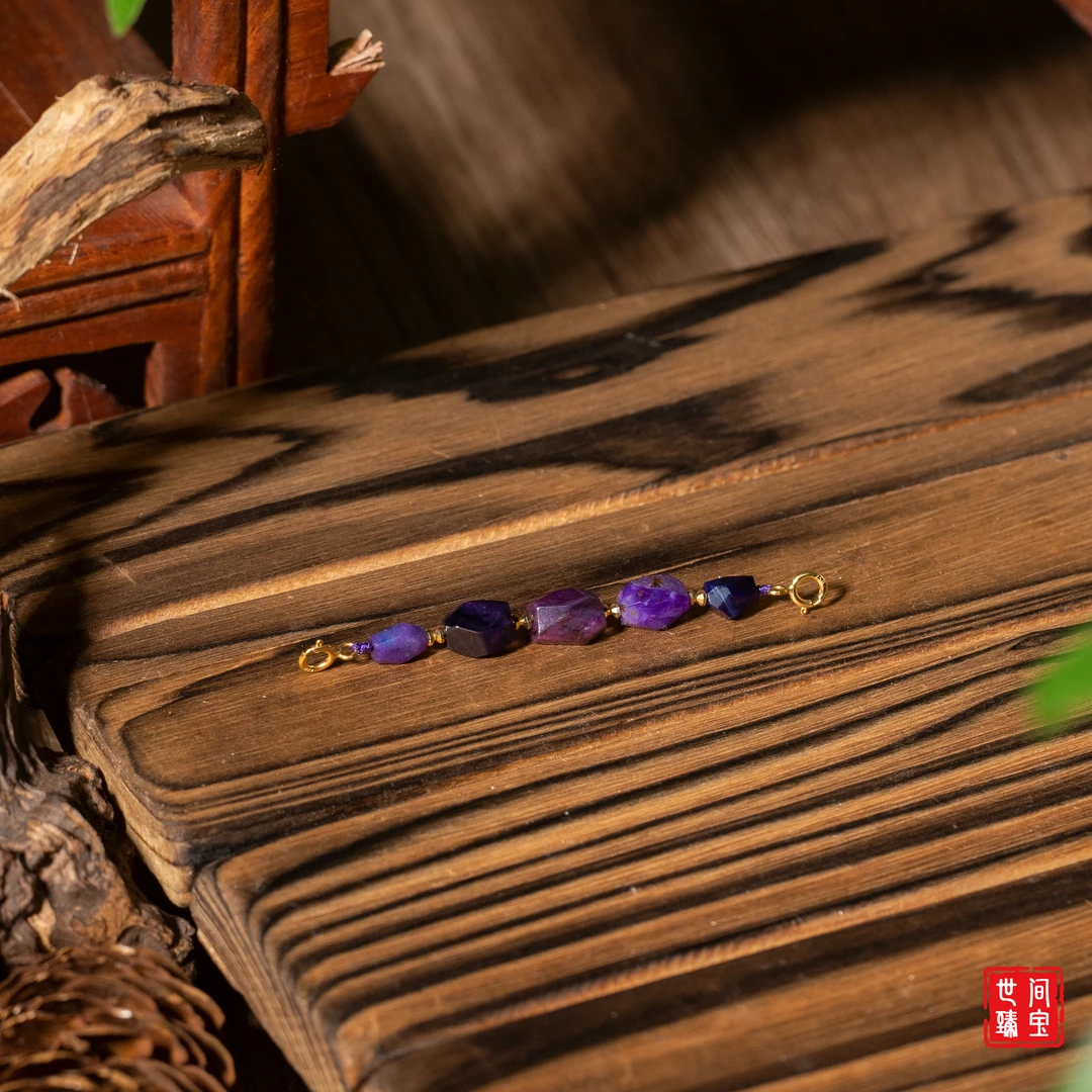 杏好丨18K金皇家紫切面舒俱来延长链/长6cm/多样性发/P2309/均100