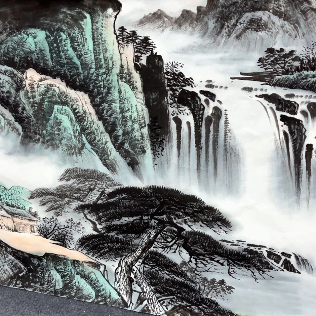 林***语国画国画作品老师手绘