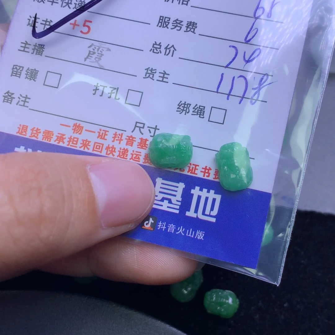 颈饰未镶嵌翡翠中****宝