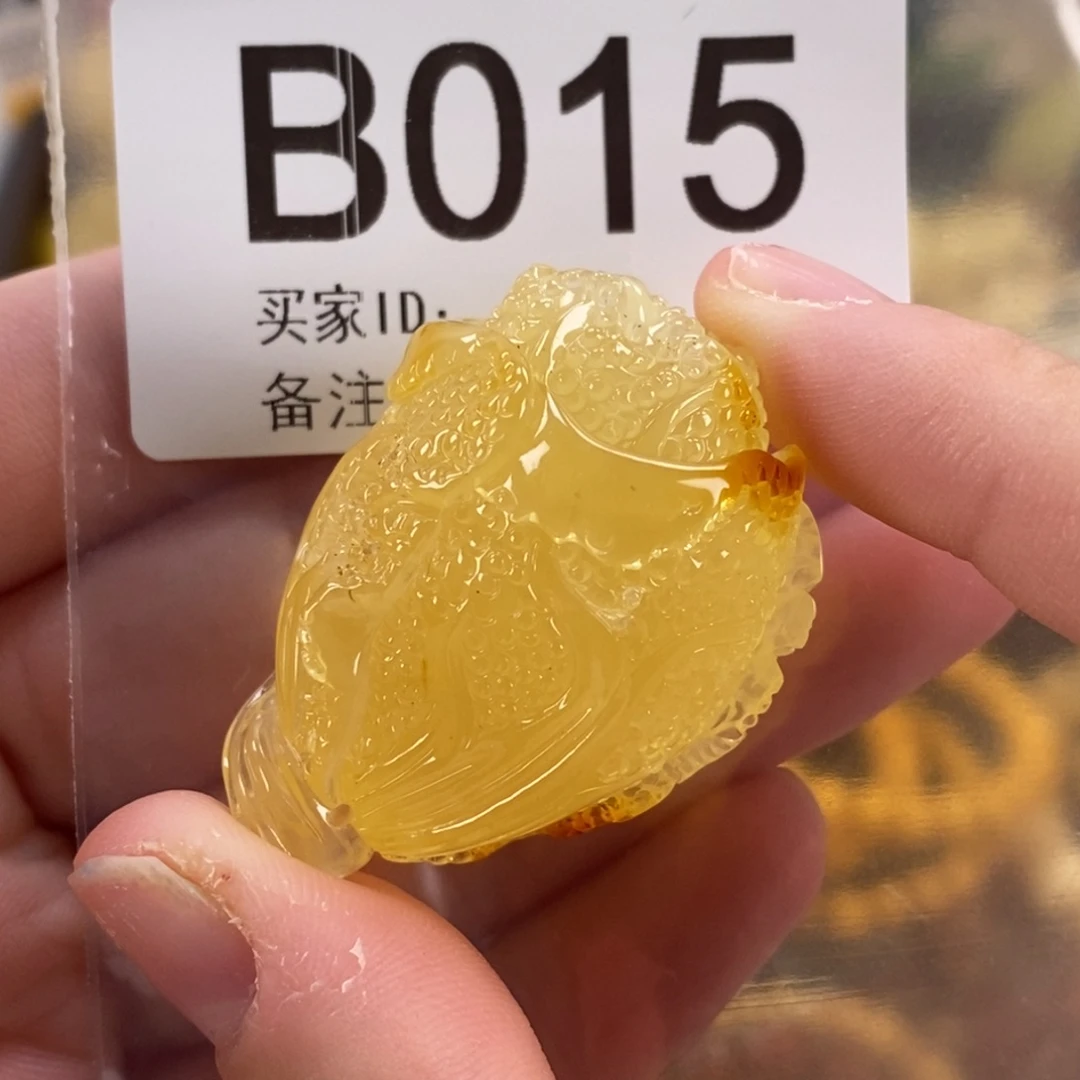 琥珀未镶嵌珠宝奇石