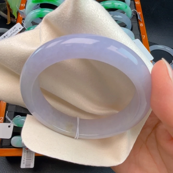 幸****翡翠未镶嵌手镯缅甸翡翠