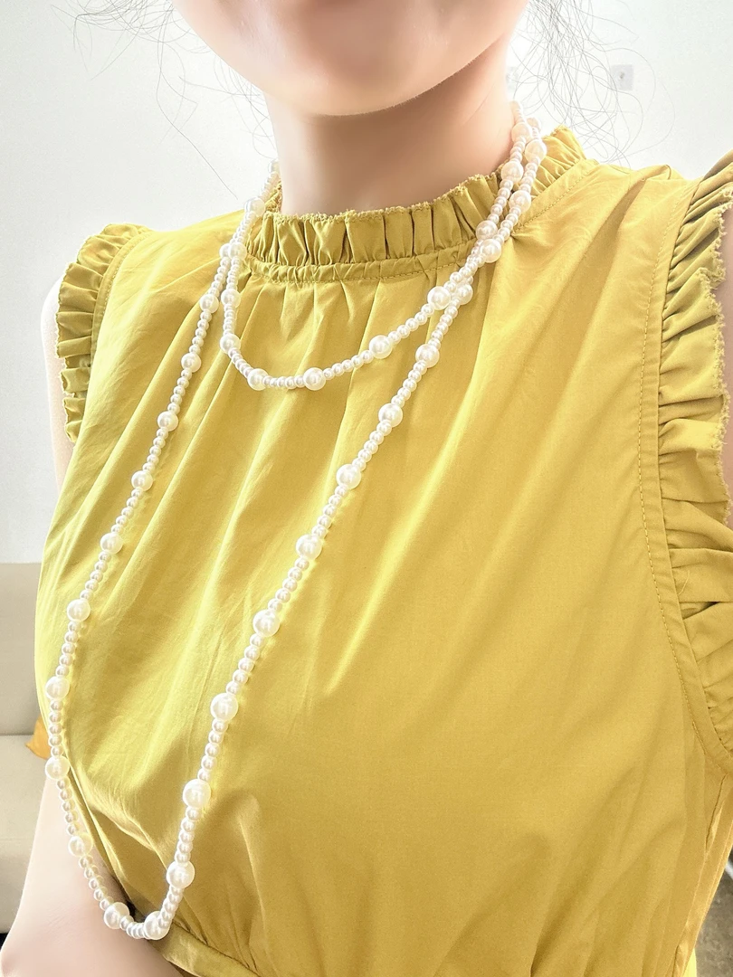 2025柒汐夏季新款百搭气质时尚女神复古蕾丝显瘦洋气宽松设计感