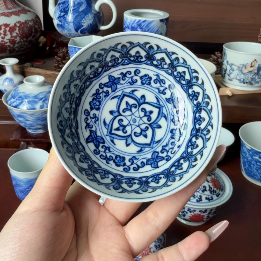 杯泡推荐景德镇全手绘瓷器
