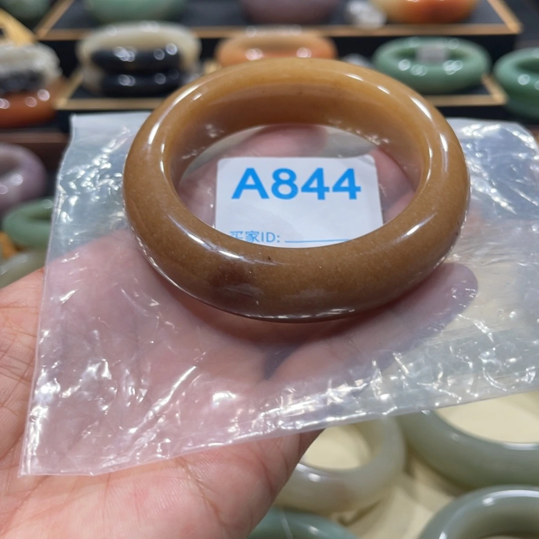 未镶嵌手镯石英岩玉细**月