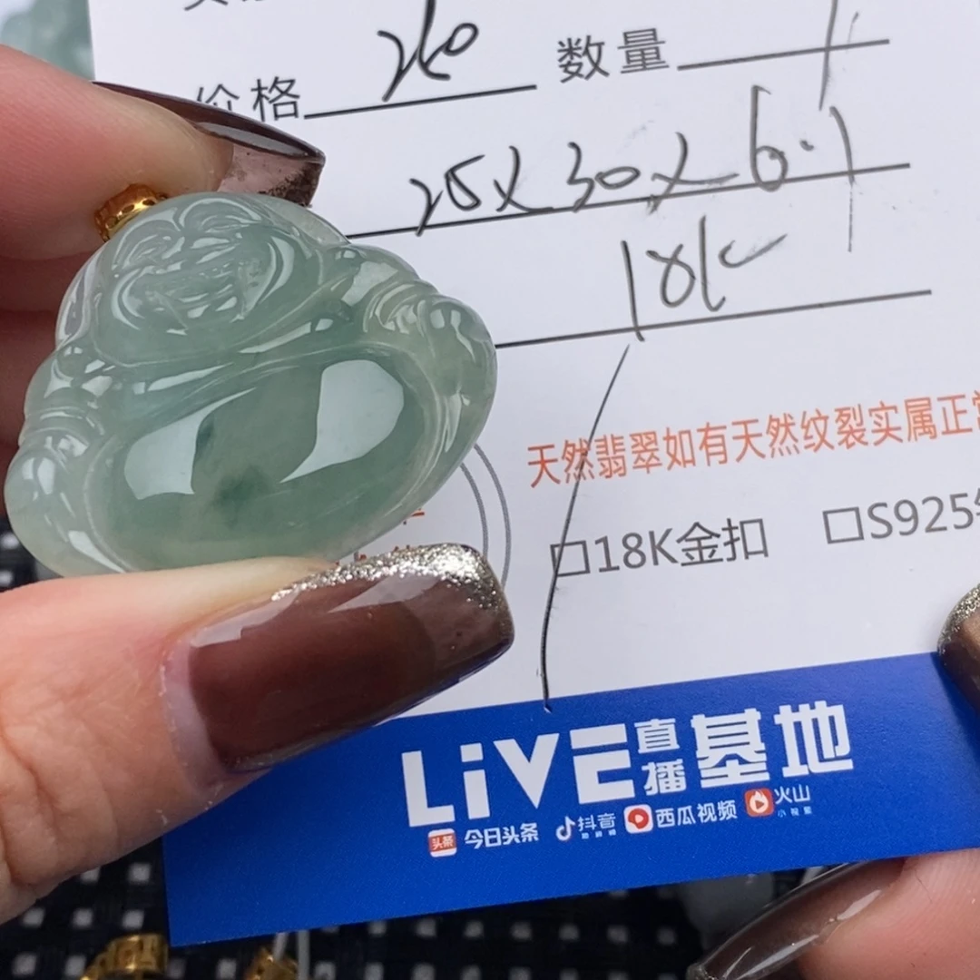 时***好翡翠18K金镶嵌颈饰