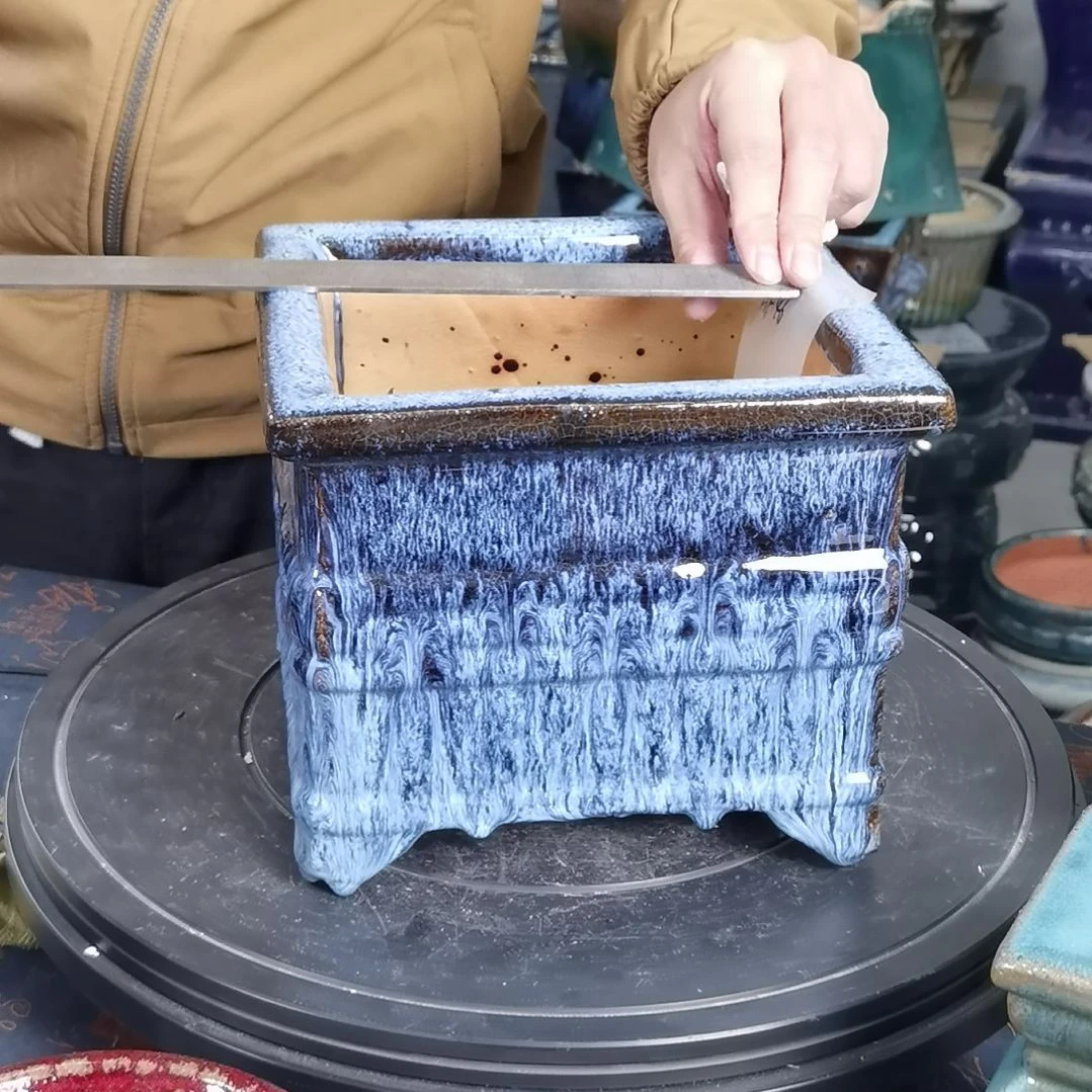 25内口17深14石湾花盆默认微瑕