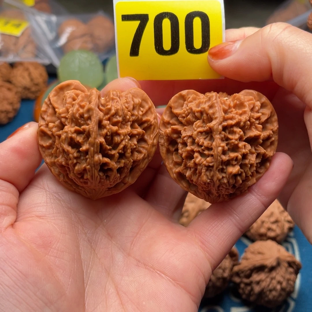 文玩核桃吊坠43桃心满天星700号