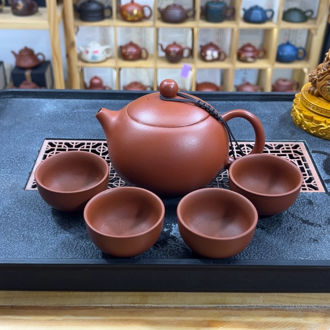 紫砂紫砂胖西施（一壶四杯）