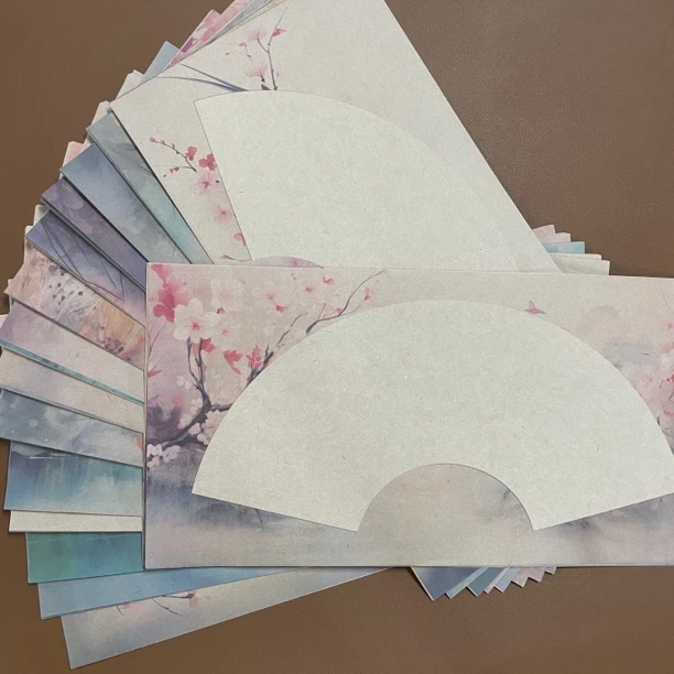勤文堂宣纸定向 【百款扇面小品纸】1包