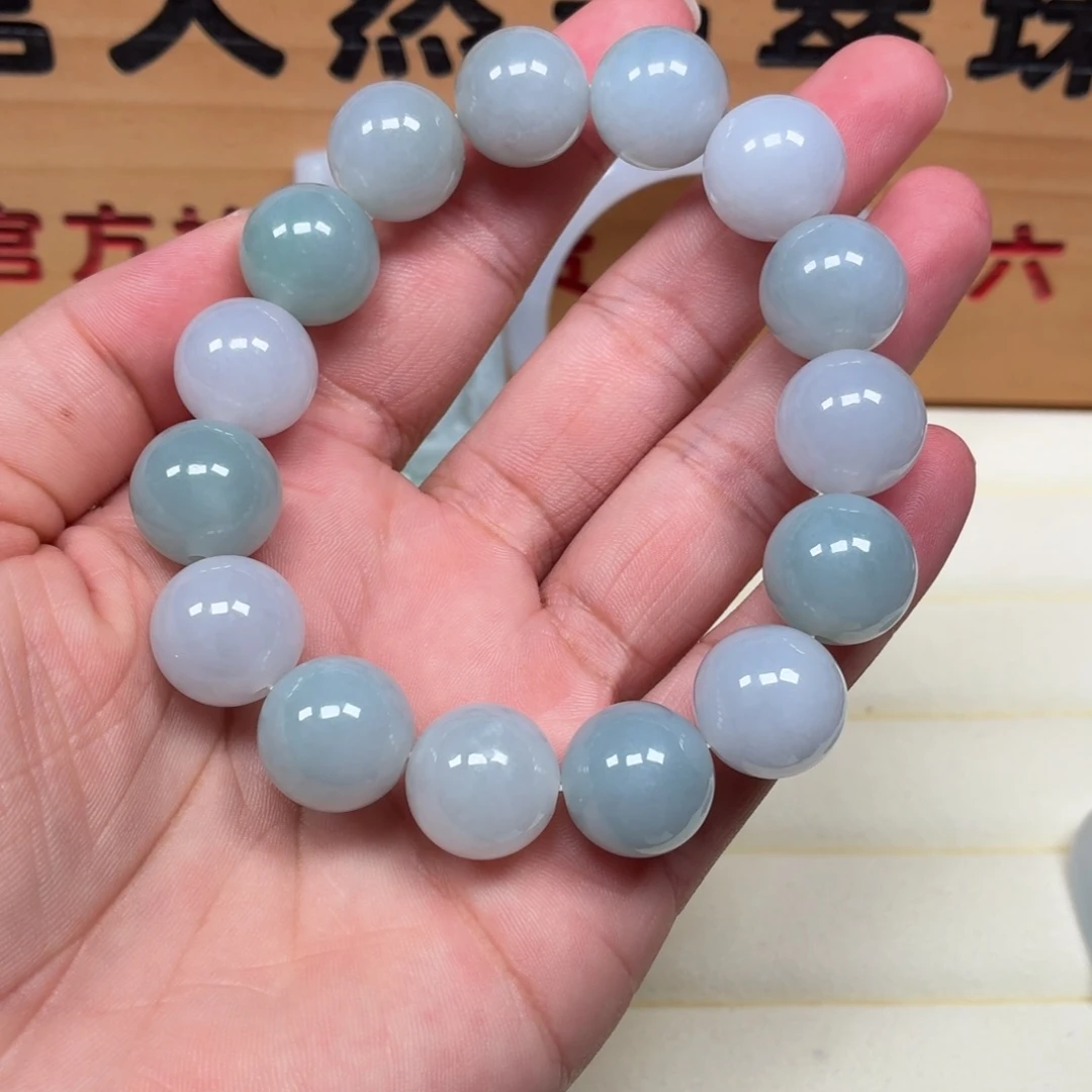 颈饰未镶嵌翡翠手串卡15.1
