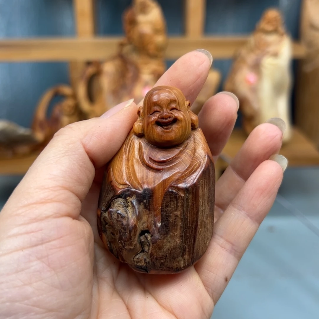 柏木崖柏木摆件手把件