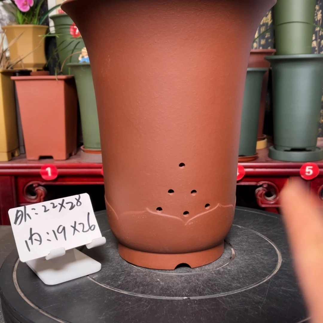 紫砂花盆紫砂花盆