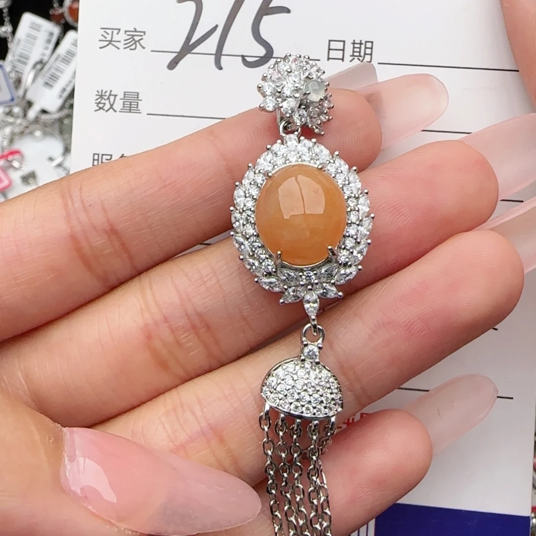 银S925镶嵌戒指翡翠