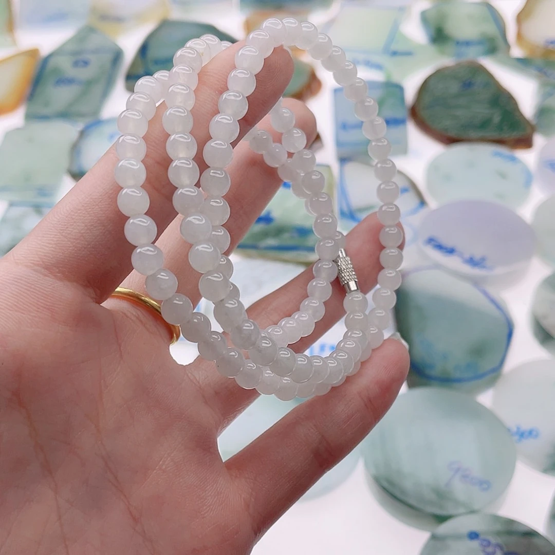 定制翡翠未镶嵌七*·纯天然缅甸a货翡翠