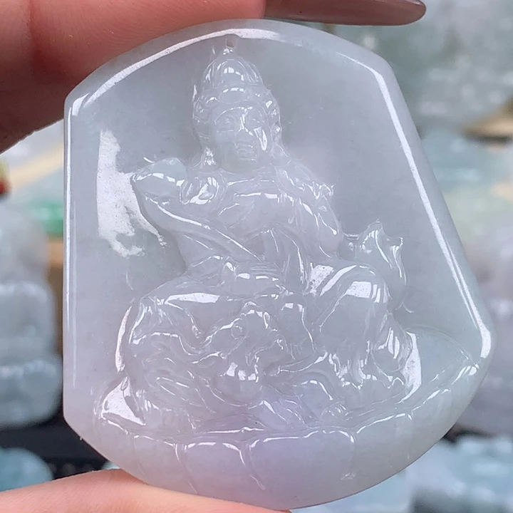 颈饰未镶嵌翡翠文殊