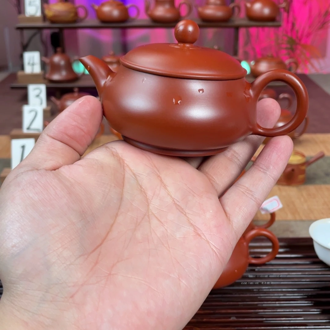 凇***紫砂茶壶精工超薄明炉120cc