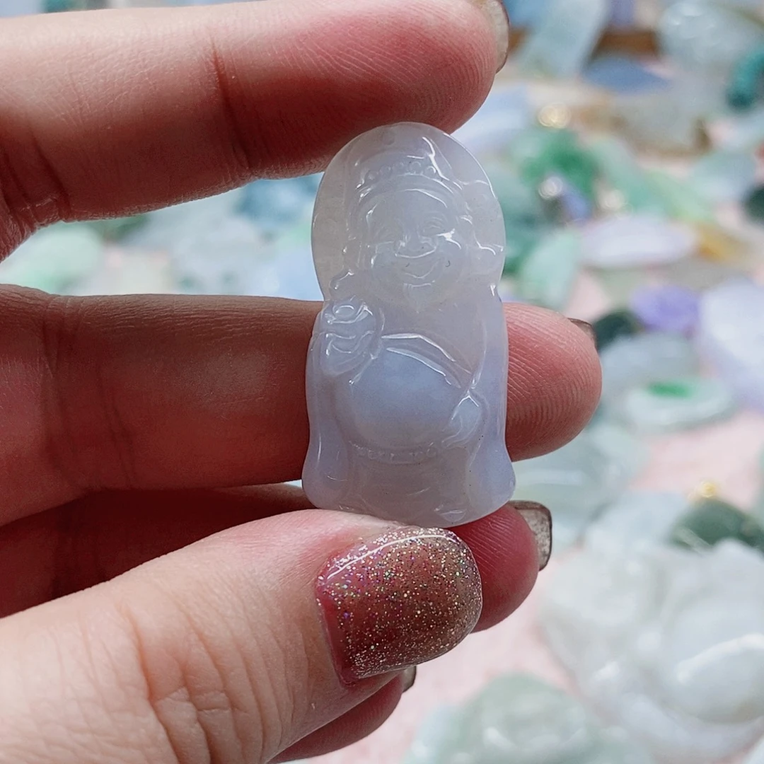 颈饰未镶嵌翡翠天然