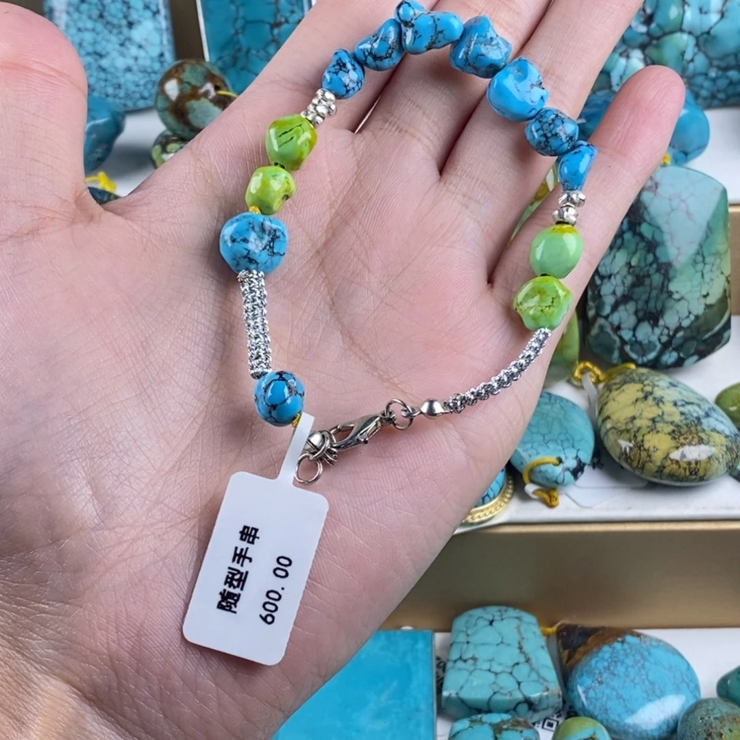 高瓷蓝精品随型手串z