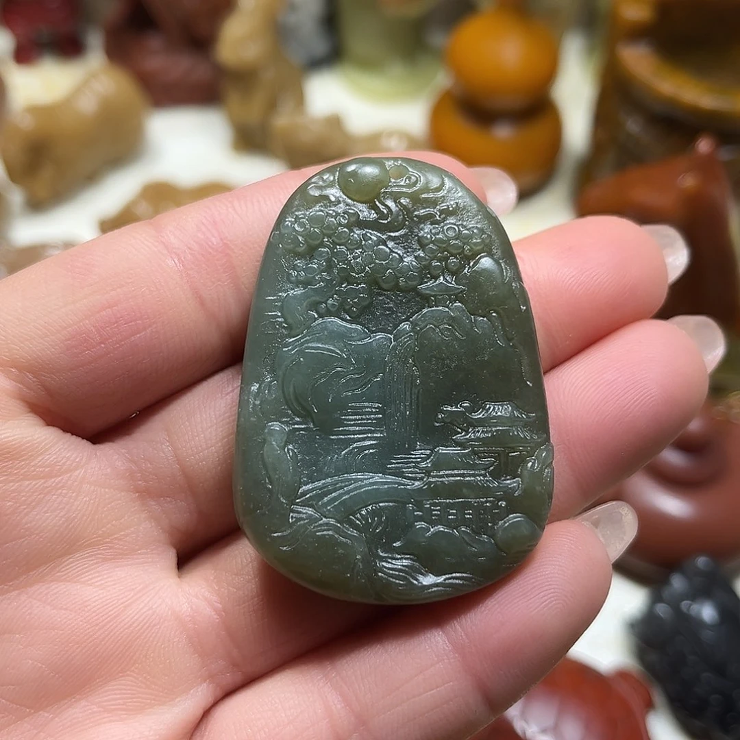 白玉菩提吊坠白玉菩提吊坠