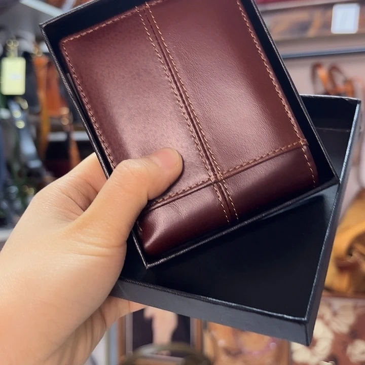 头层牛皮牛皮钱包