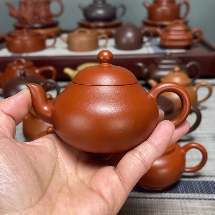 雪***茶壶紫砂全手工制作120cc