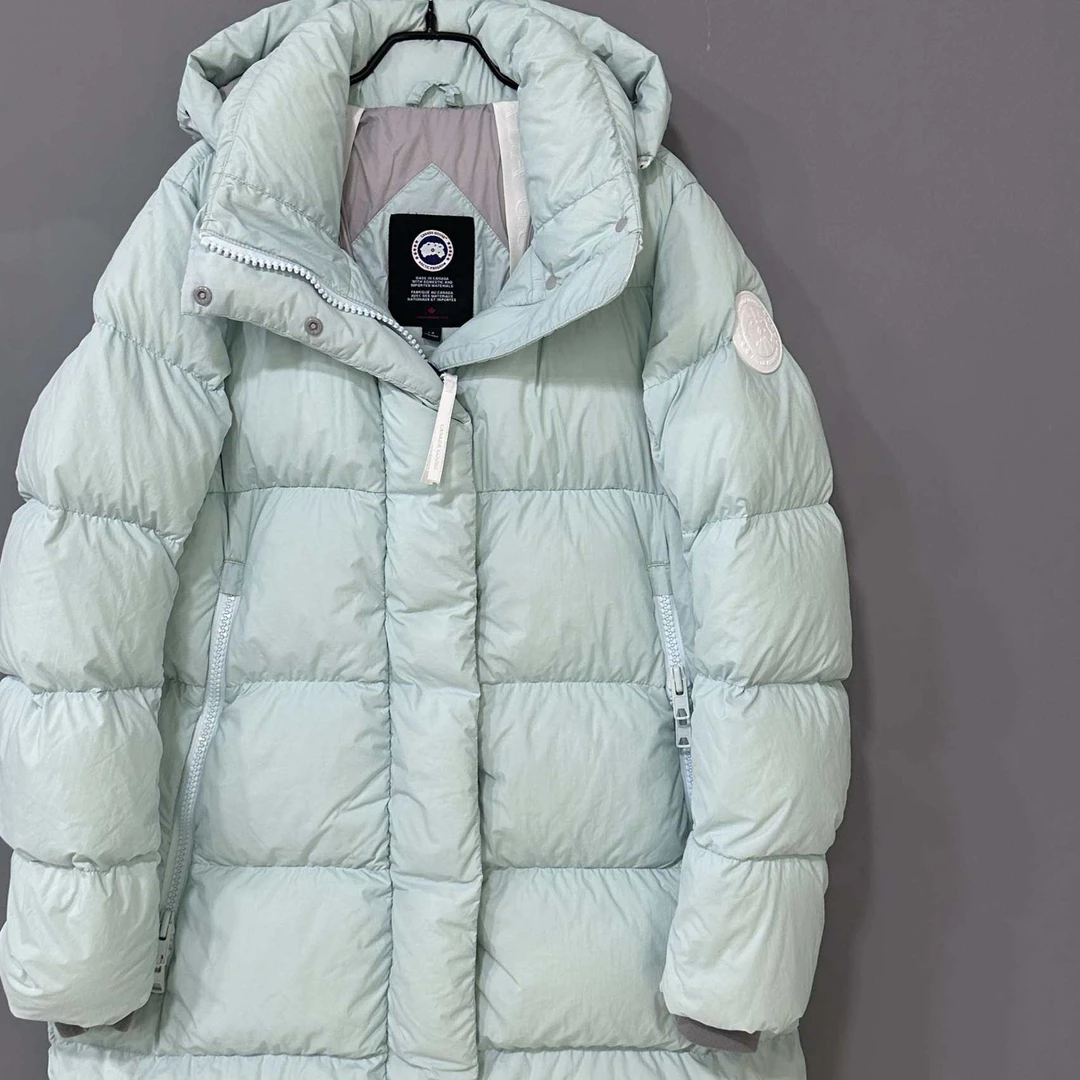 未使用 CANADA GOOSE 胶囊系列长款羽绒服/L码/43295