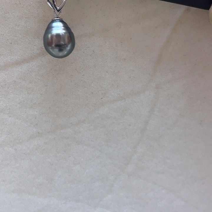 海水珍珠吊坠(不含链)银S925镶嵌